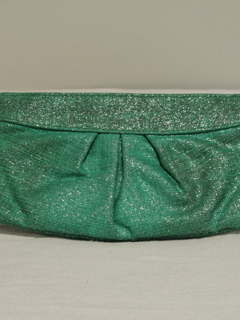 Lauren Merkin shimmery green